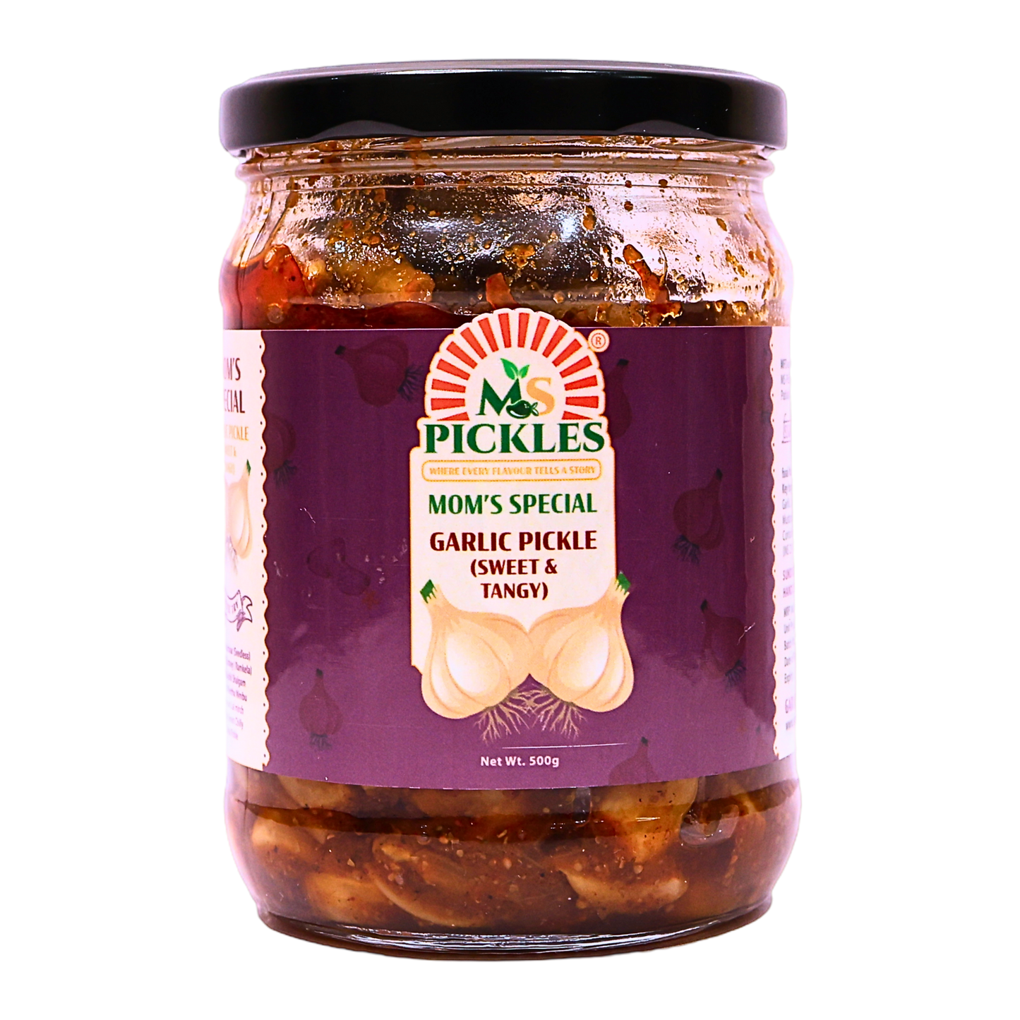 Homemade Garlic Pickle (Sweet & Tangy)