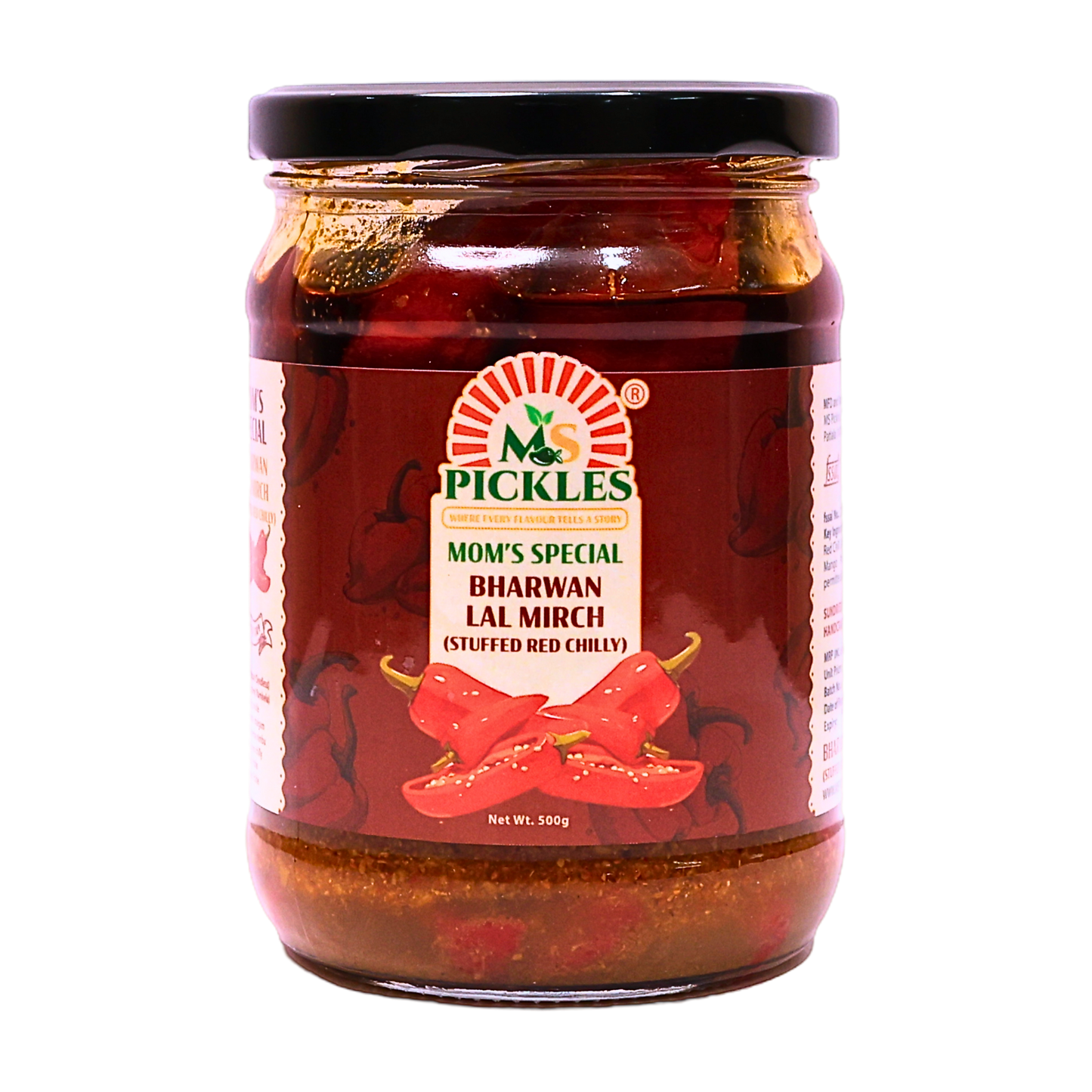 Homemade Bharwan Lal Mirch – Stuffed Red Chilli Pickle