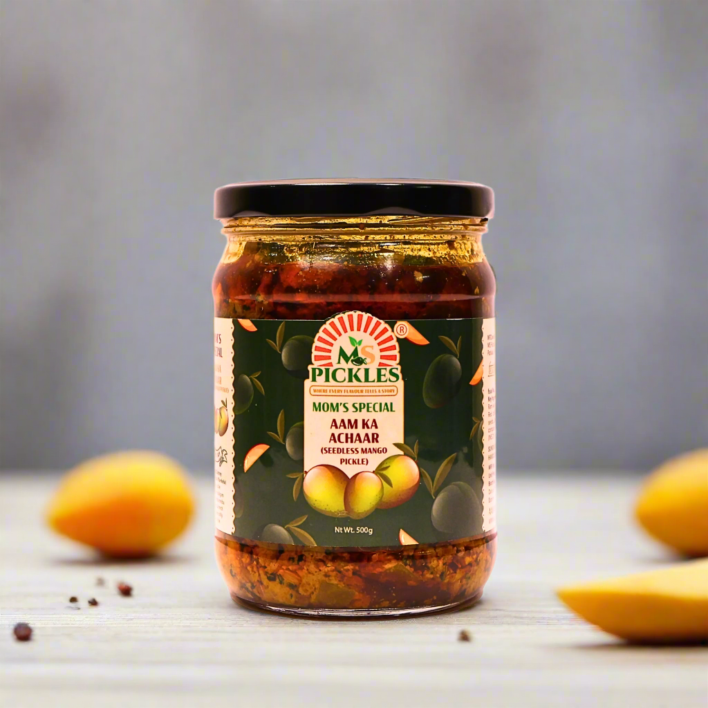 Homemade Aam Ka Achaar (Seedless) – Tangy Mango Pickle