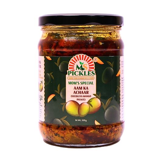 Homemade Aam Ka Achaar (Seedless) – Tangy Mango Pickle