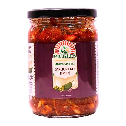 Homemade Garlic Pickle (Spicy) - Mom's Special