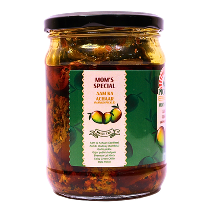 Homemade Aam Ka Achaar (Mango Pickle)