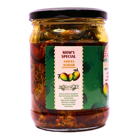 Homemade Aam Ka Achaar (Mango Pickle)