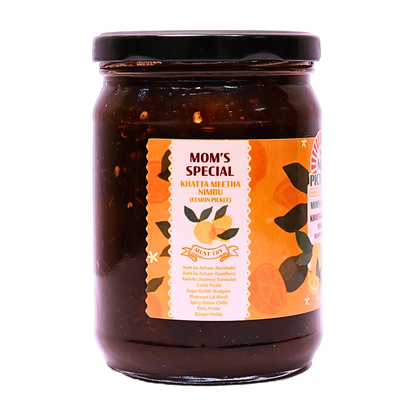 Khatta Meetha Nimbu (Lemon Pickle)