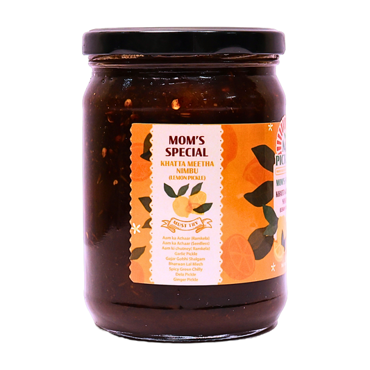 Khatta Meetha Nimbu (Lemon Pickle)