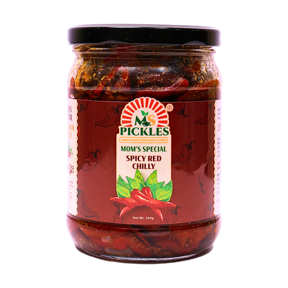 Homemade Spicy Red Chilli Pickle