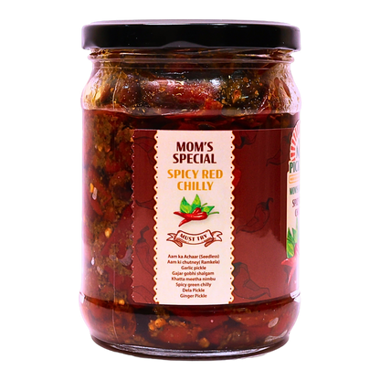 Homemade Spicy Red Chilli Pickle